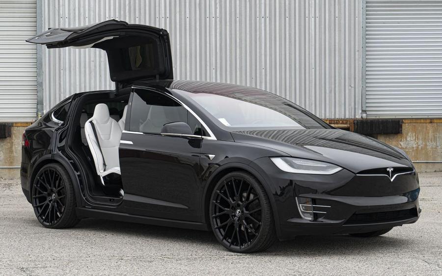 Tesla Model X 90D on Forgiato Wheels (FLOW 001) '2019